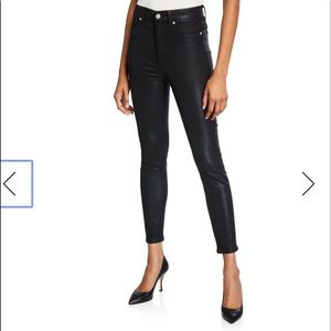7 for all mankind coated jeans